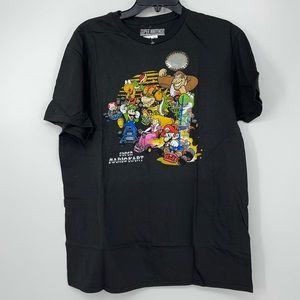 SUPER NINTENDO SUPER MARIO CART COTTON TEE LARGE
